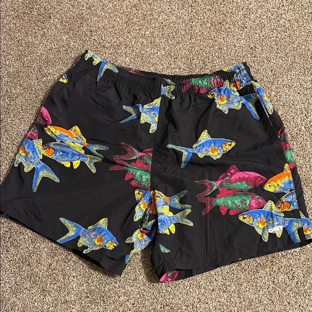 Obey Graphic Swim Shorts